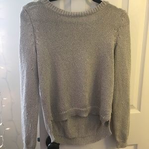 H&M Divided Silver Crewneck Sweater
